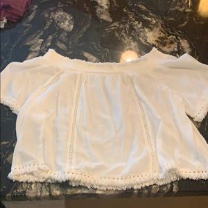 Aerie off the shoulder crop top bouse